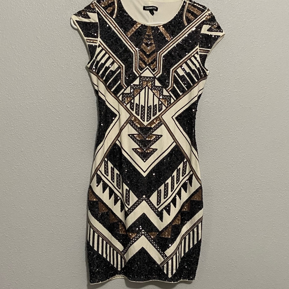 Express Sequins Dress